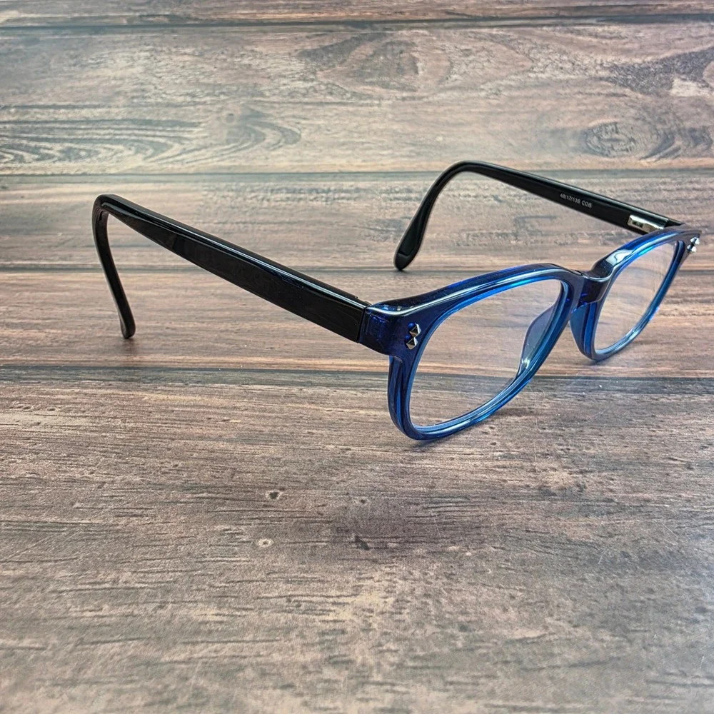 Ernest‎ Hemingway 4617 Blue Black Rectangular Eyeglasses 48/17/135 FRAMES ONLY